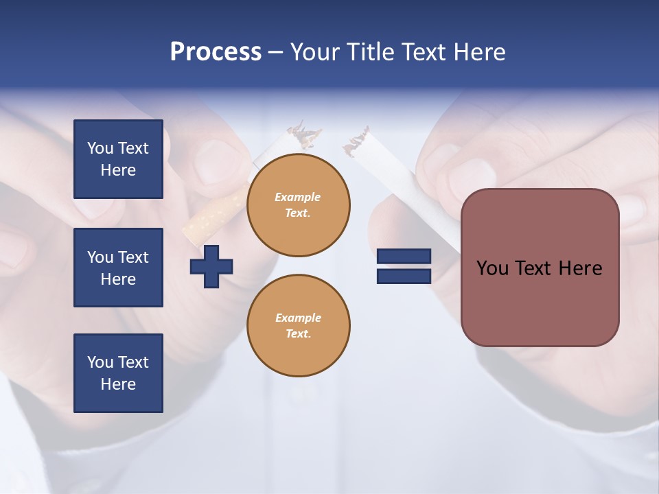 End Smoke Male PowerPoint Template