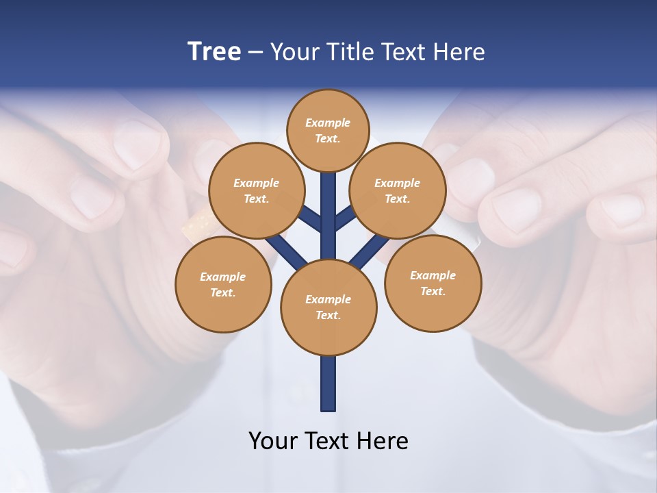 End Smoke Male PowerPoint Template