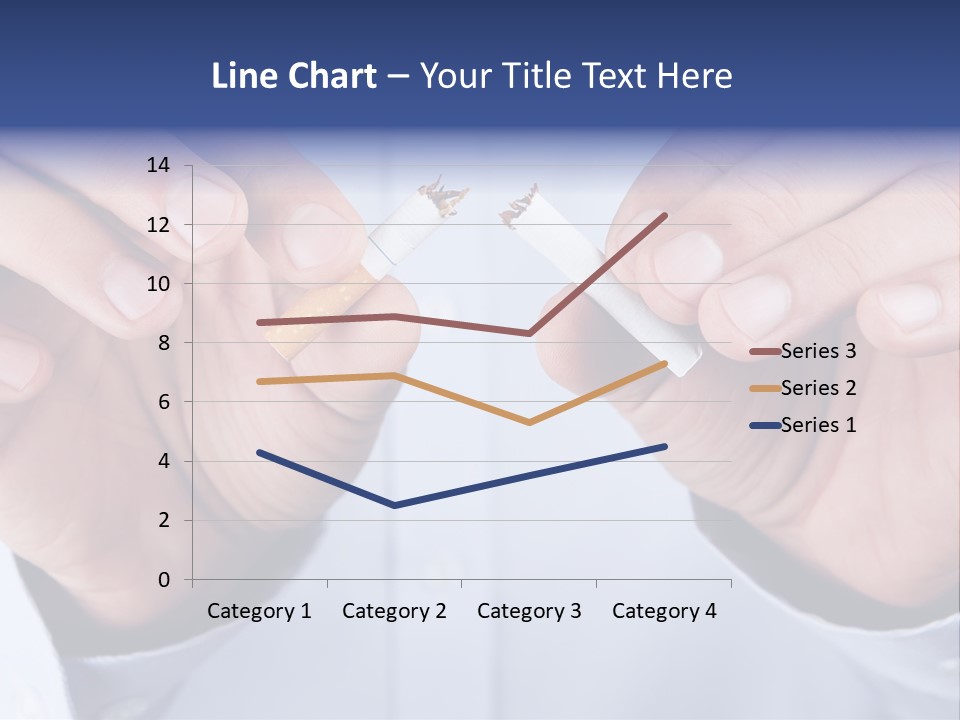 End Smoke Male PowerPoint Template