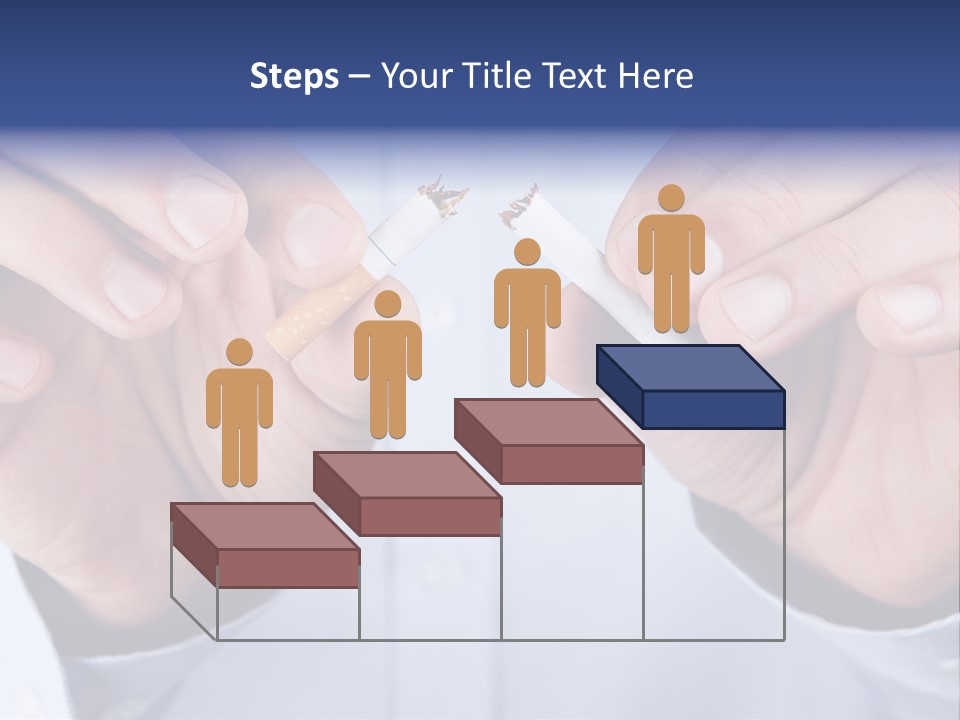 End Smoke Male PowerPoint Template