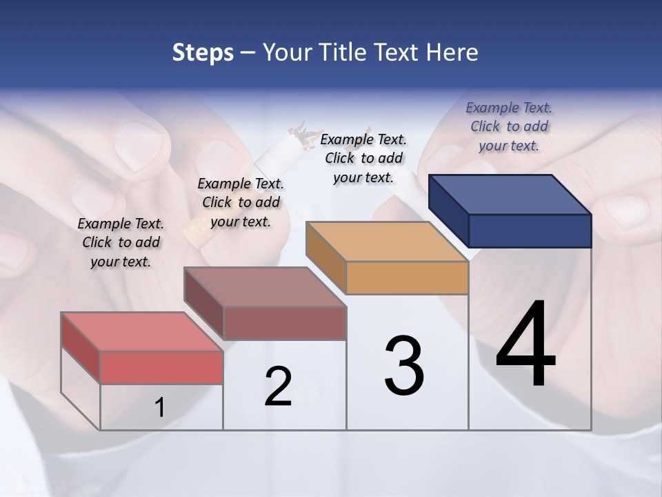 End Smoke Male PowerPoint Template