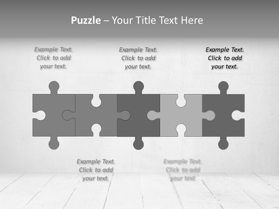 Wall Grey Design PowerPoint Template