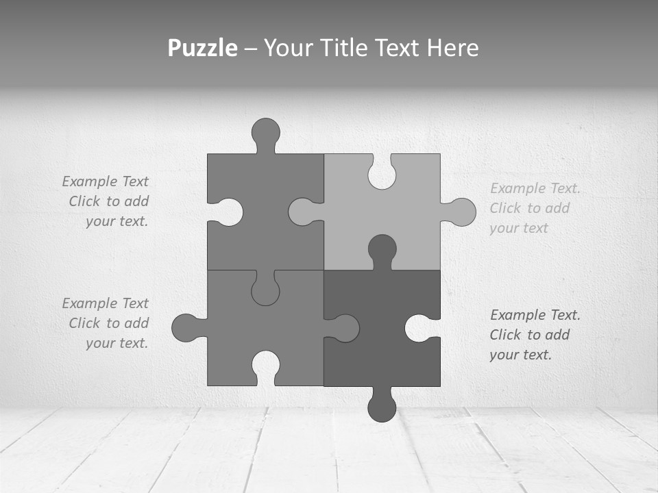 Wall Grey Design PowerPoint Template