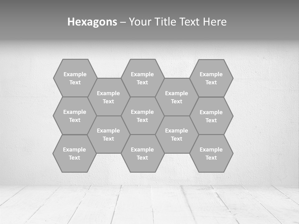 Wall Grey Design PowerPoint Template