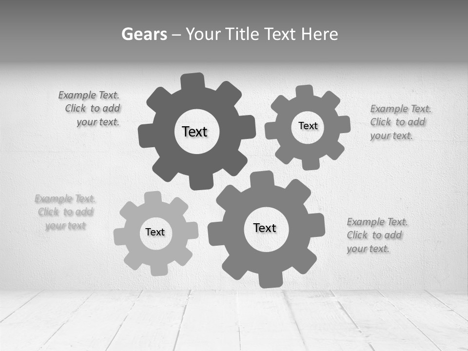 Wall Grey Design PowerPoint Template