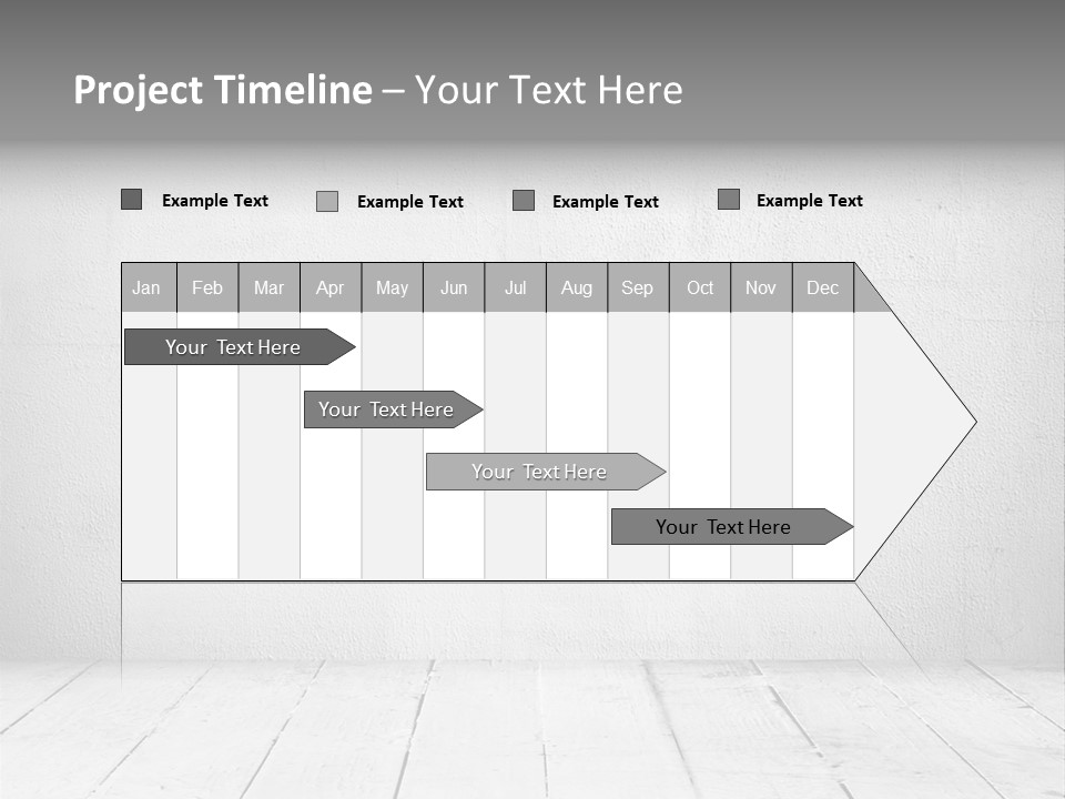 Wall Grey Design PowerPoint Template