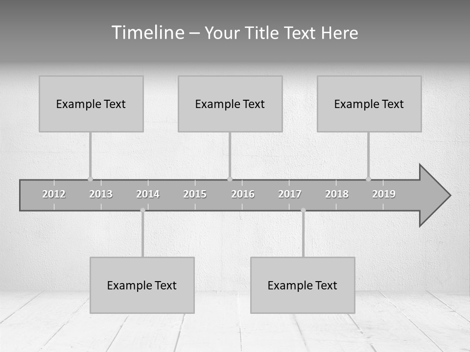 Wall Grey Design PowerPoint Template