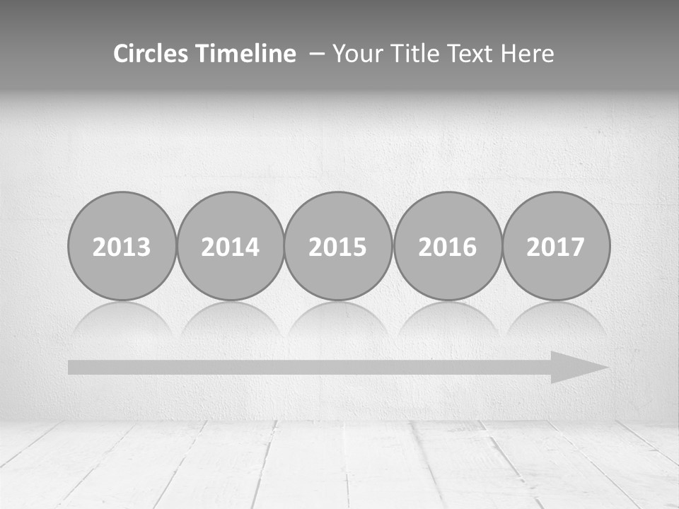 Wall Grey Design PowerPoint Template