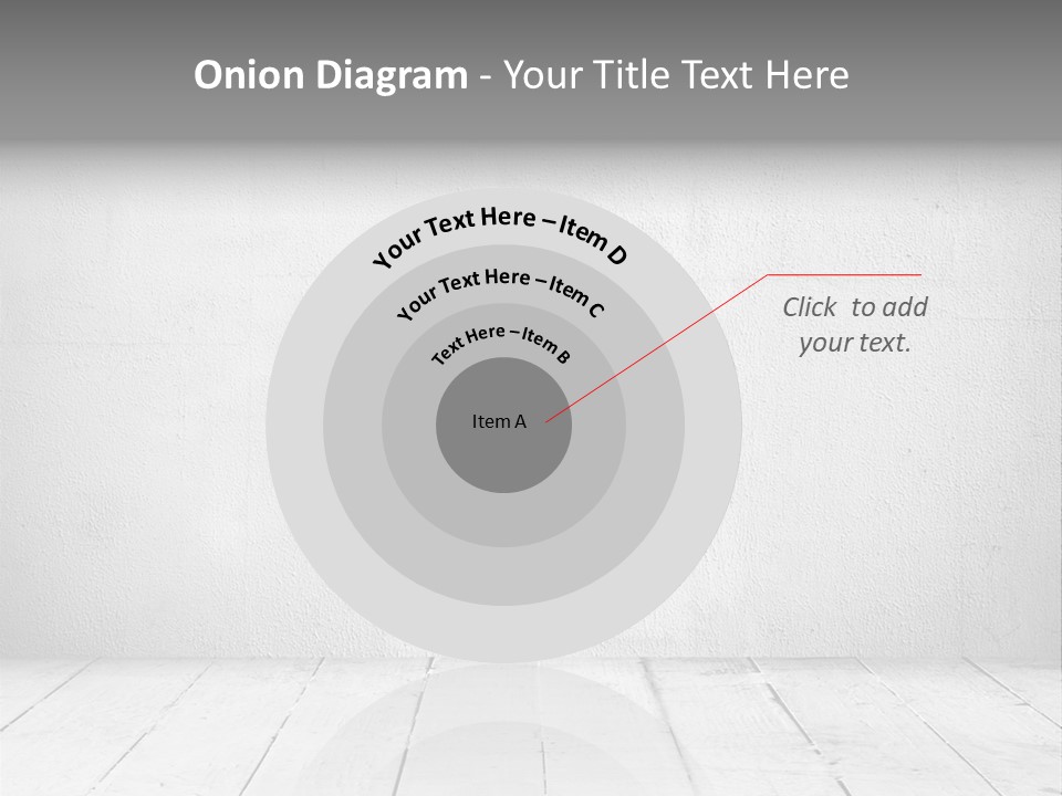 Wall Grey Design PowerPoint Template