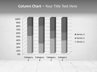 Wall Grey Design PowerPoint Template