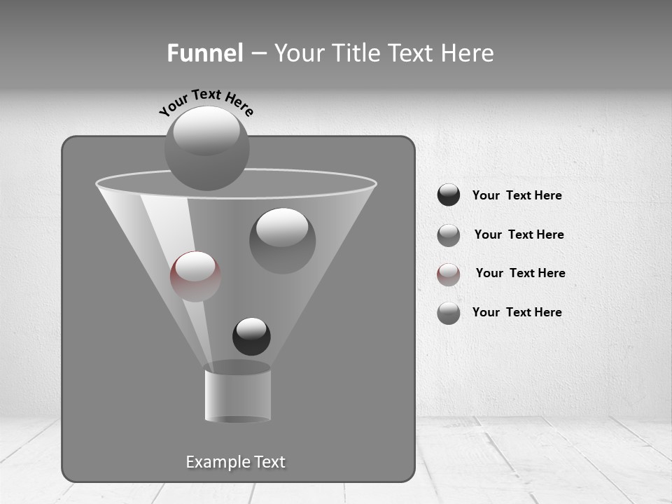 Wall Grey Design PowerPoint Template
