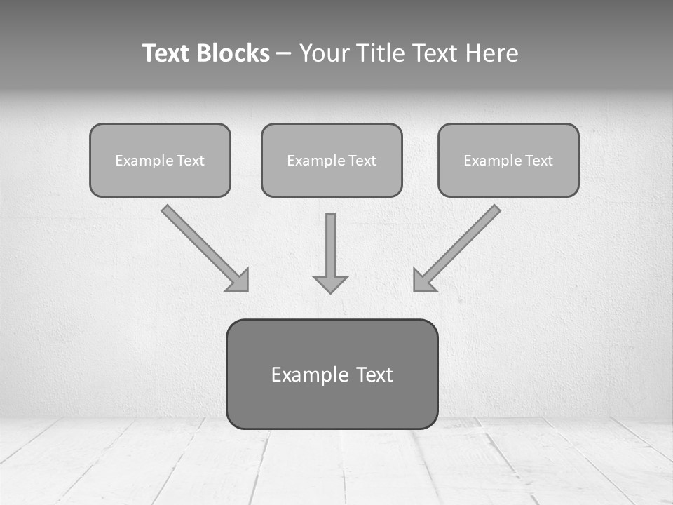 Wall Grey Design PowerPoint Template