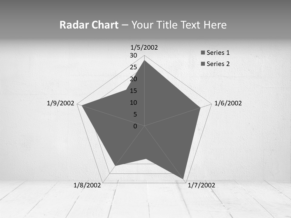 Wall Grey Design PowerPoint Template