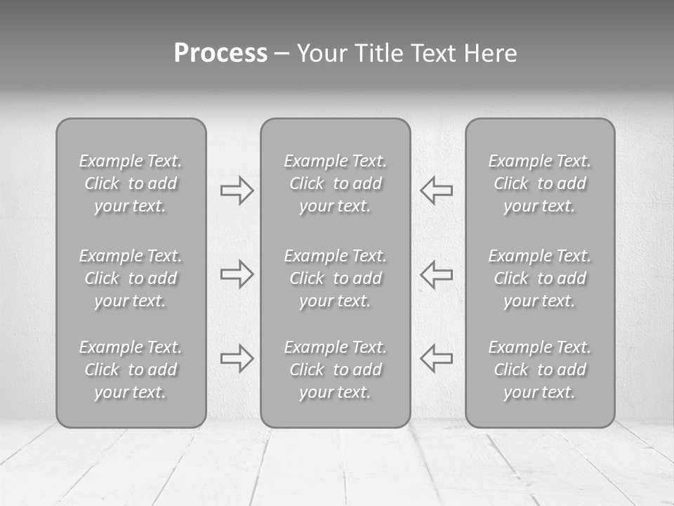 Wall Grey Design PowerPoint Template