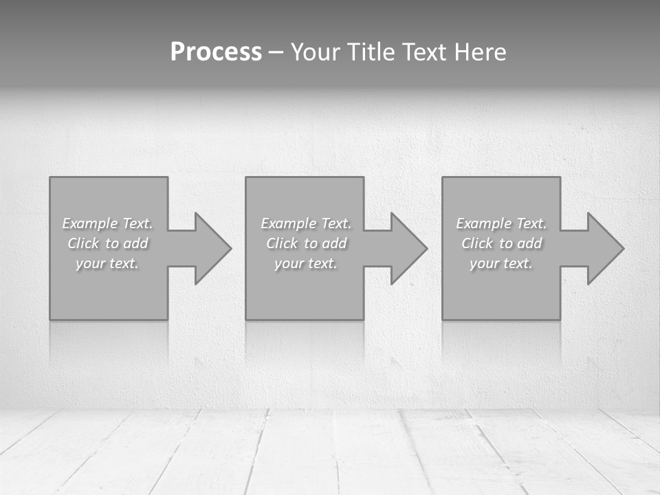 Wall Grey Design PowerPoint Template