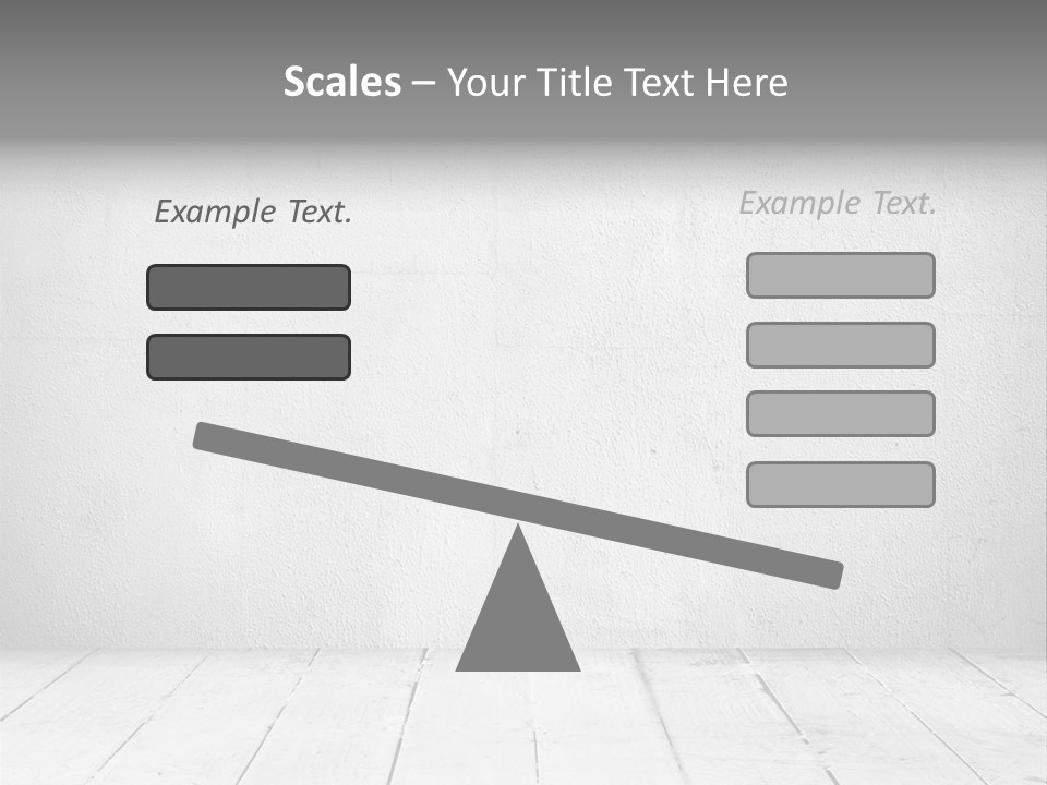 Wall Grey Design PowerPoint Template