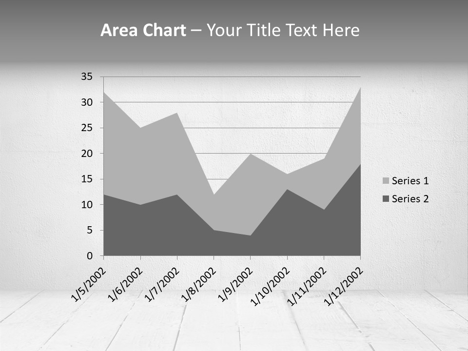 Wall Grey Design PowerPoint Template