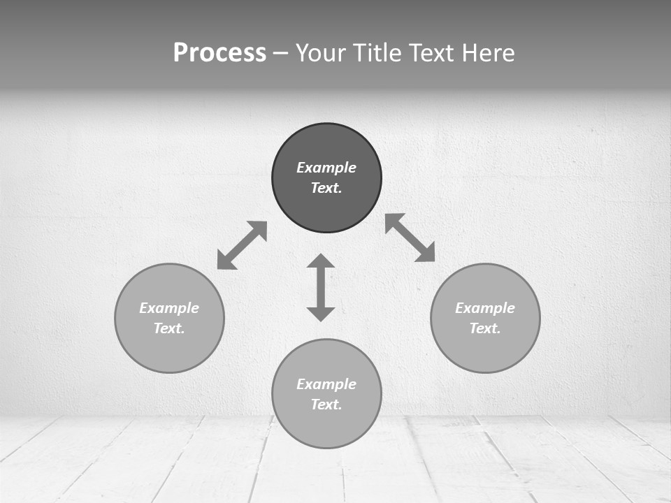 Wall Grey Design PowerPoint Template