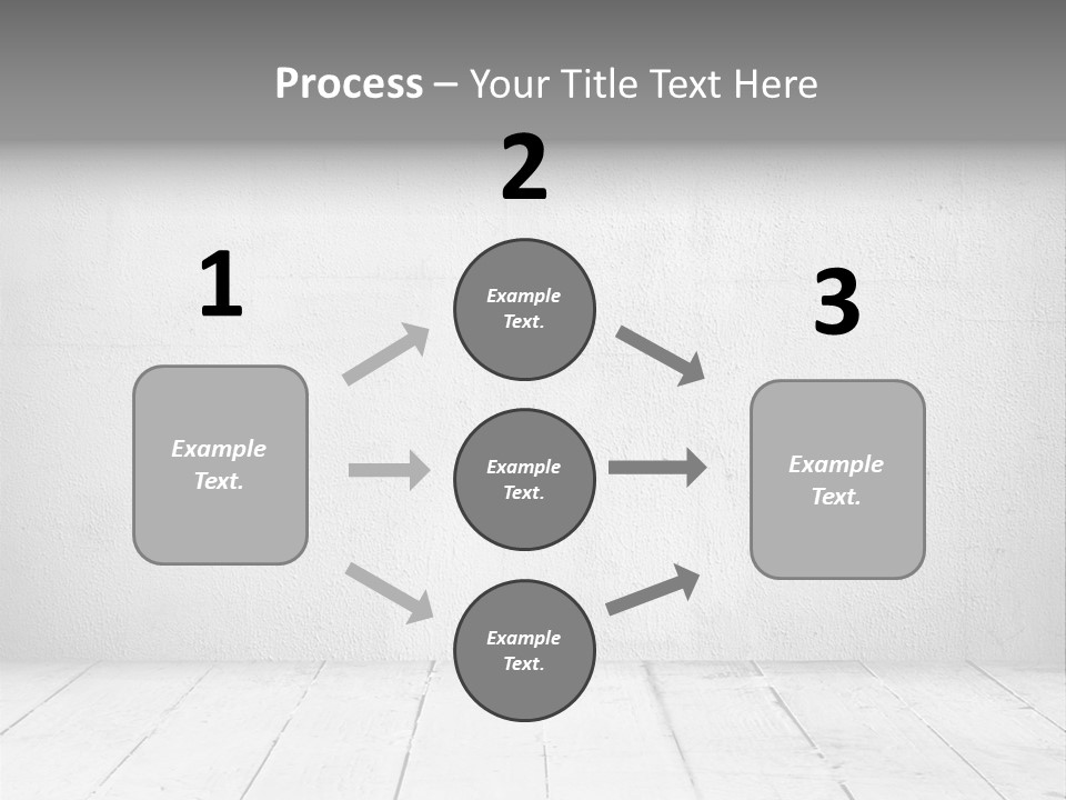 Wall Grey Design PowerPoint Template
