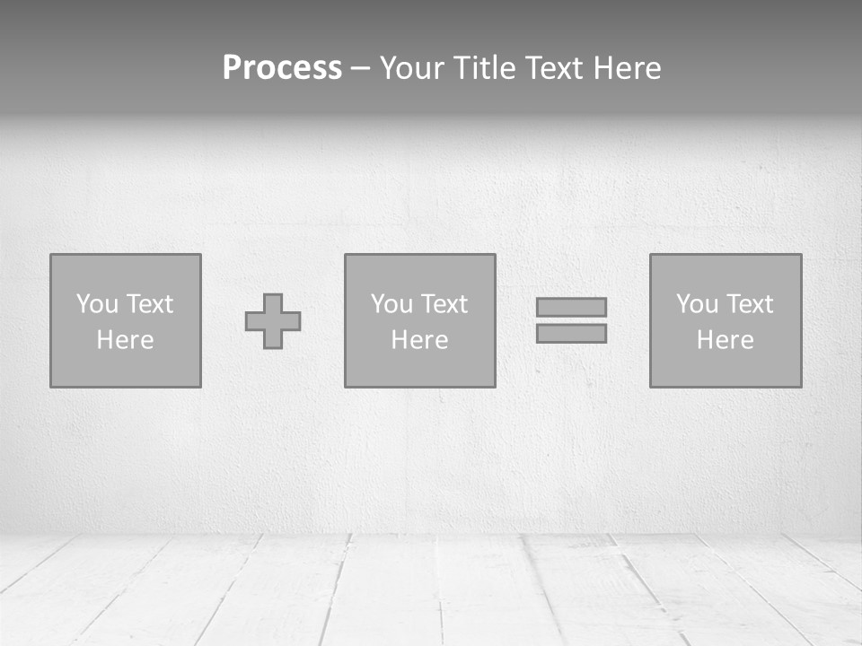 Wall Grey Design PowerPoint Template