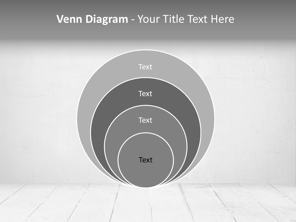 Wall Grey Design PowerPoint Template