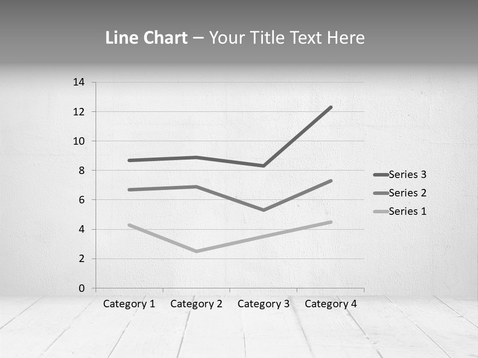 Wall Grey Design PowerPoint Template