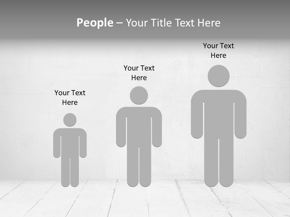 Wall Grey Design PowerPoint Template