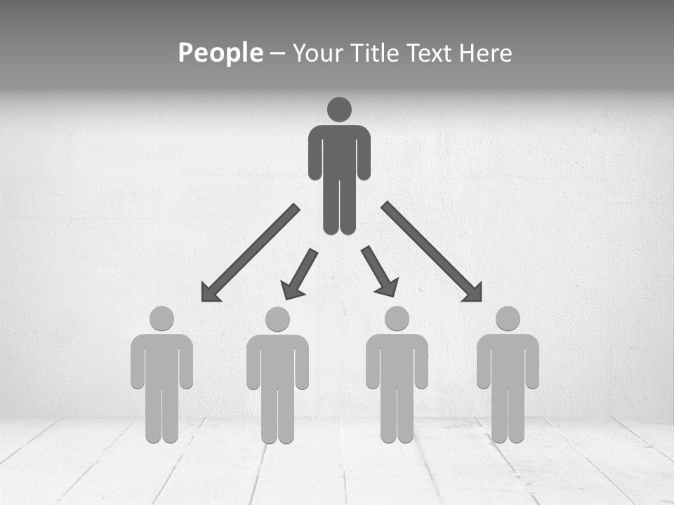 Wall Grey Design PowerPoint Template