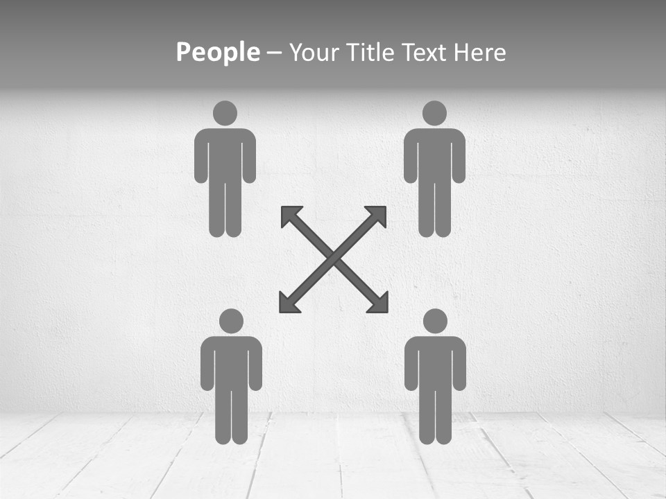 Wall Grey Design PowerPoint Template