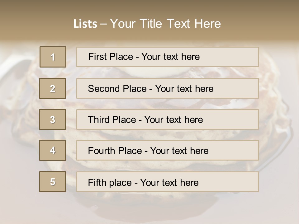Food Plant Half PowerPoint Template