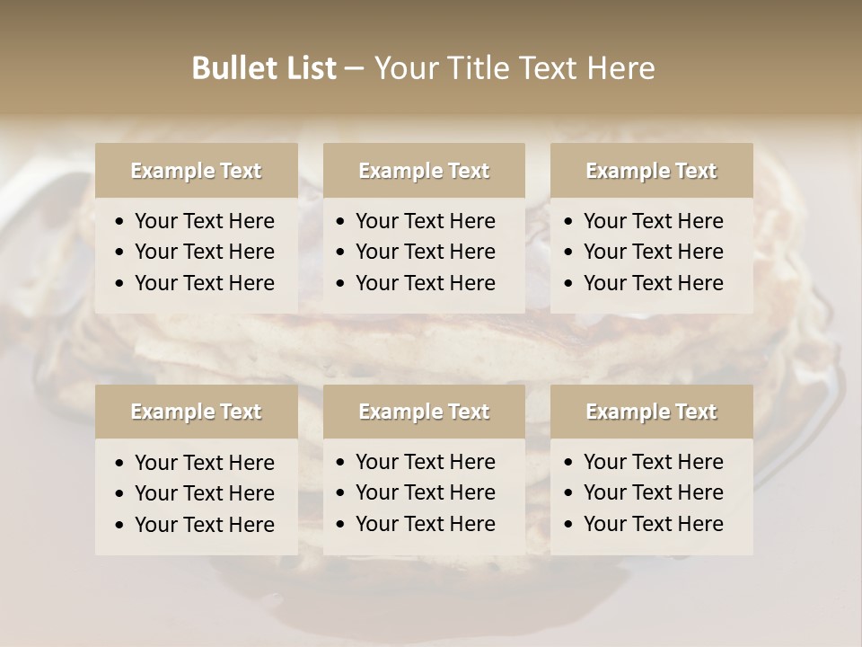 Food Plant Half PowerPoint Template