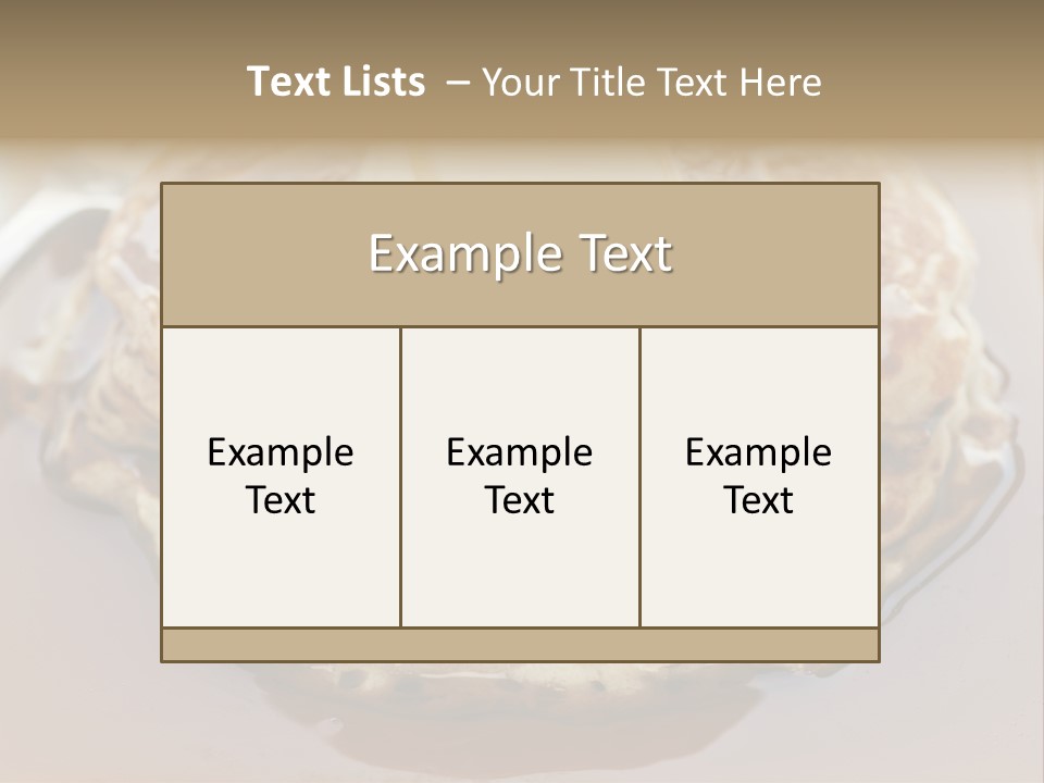 Food Plant Half PowerPoint Template