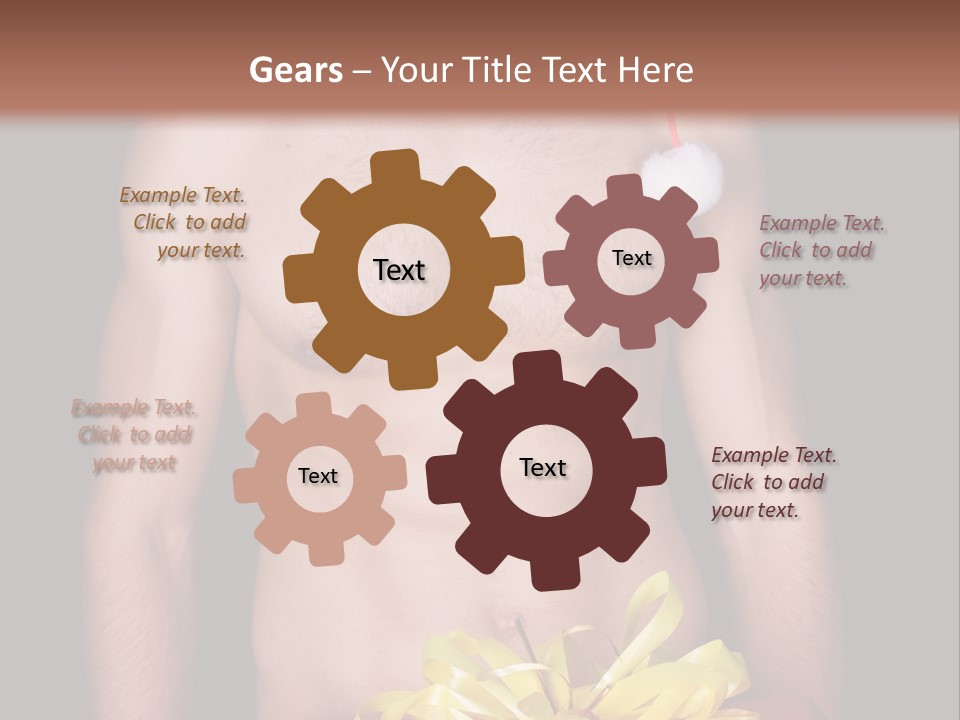 Black Xmas Emotional PowerPoint Template