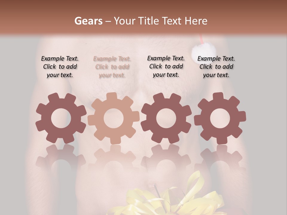 Black Xmas Emotional PowerPoint Template