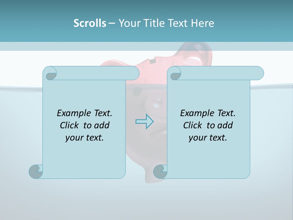 Troubled Desperation Money Management PowerPoint Template