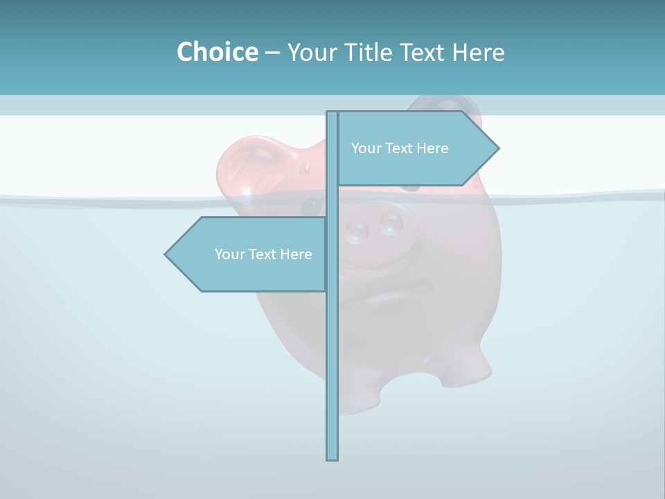 Troubled Desperation Money Management PowerPoint Template