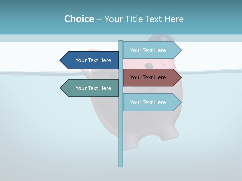 Troubled Desperation Money Management PowerPoint Template
