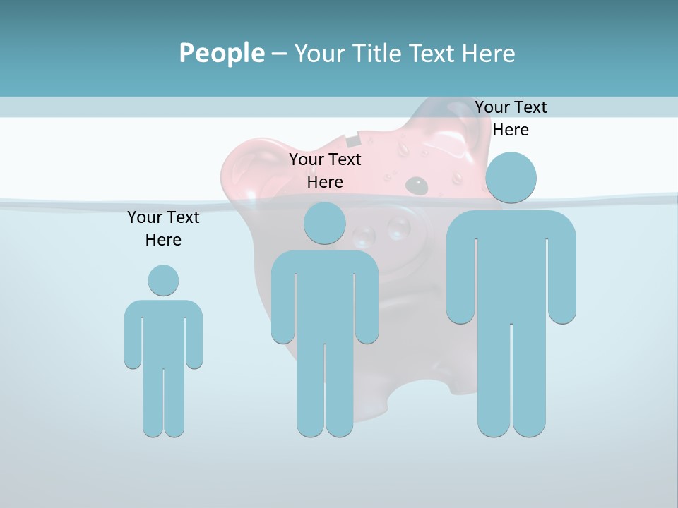 Troubled Desperation Money Management PowerPoint Template