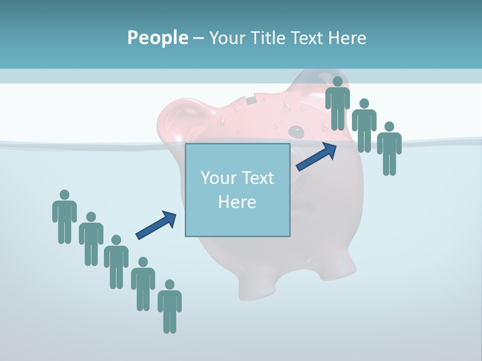 Troubled Desperation Money Management PowerPoint Template