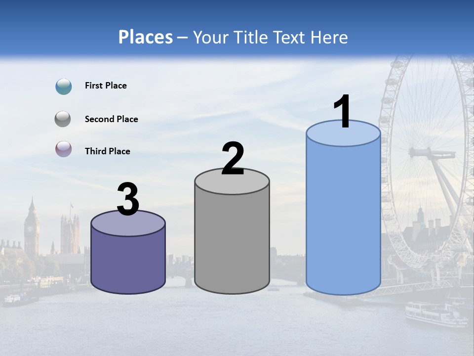 Tourism Panoramic Tower PowerPoint Template