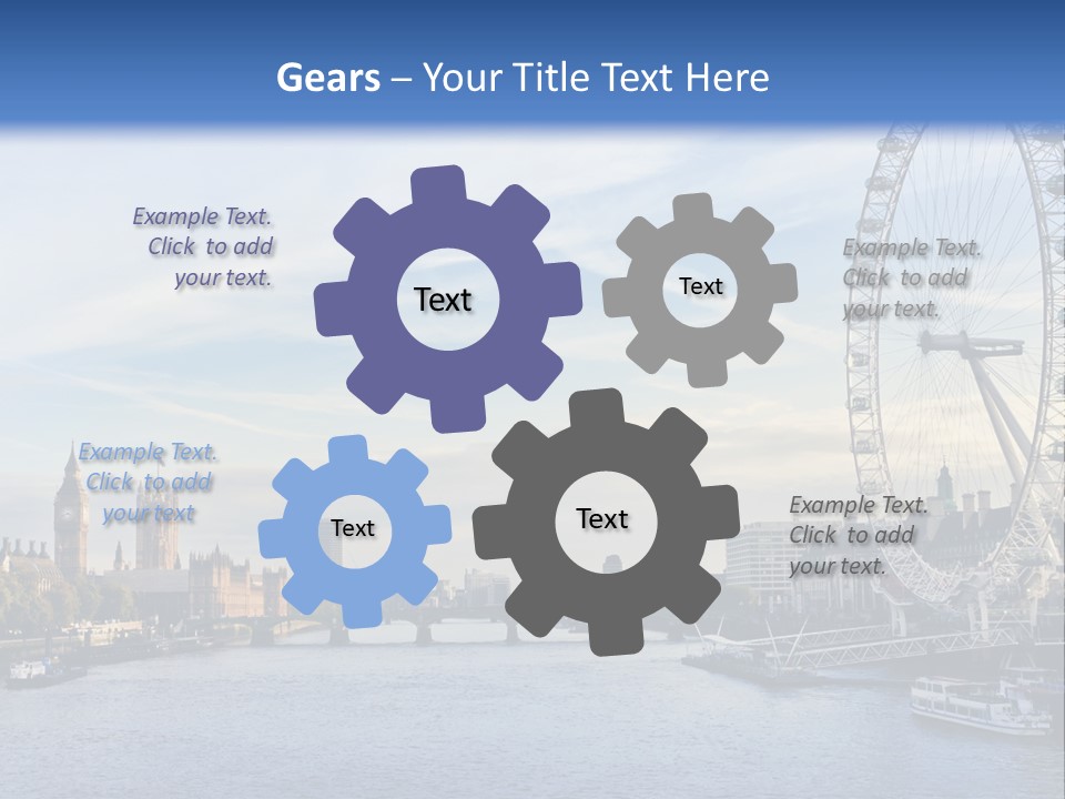 Tourism Panoramic Tower PowerPoint Template