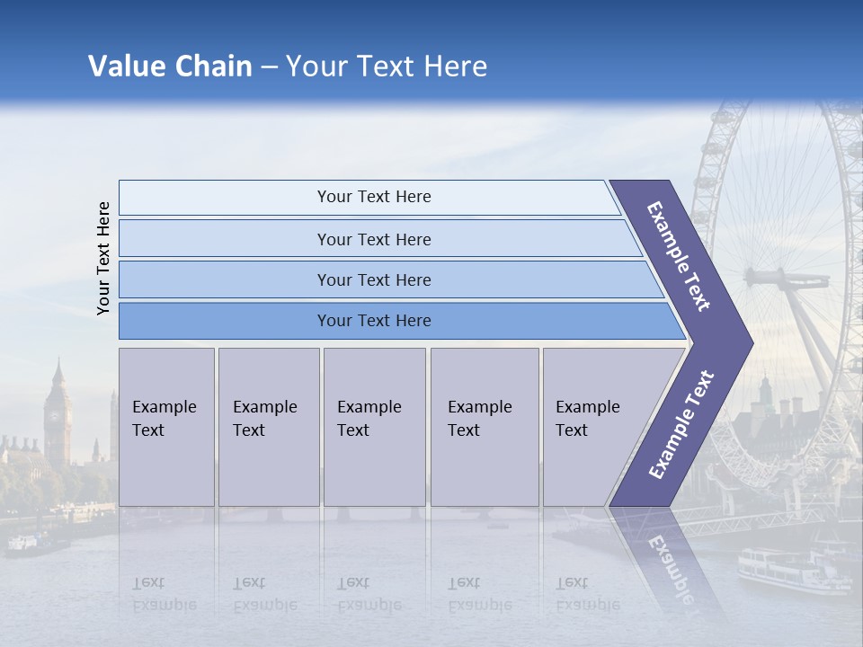 Tourism Panoramic Tower PowerPoint Template