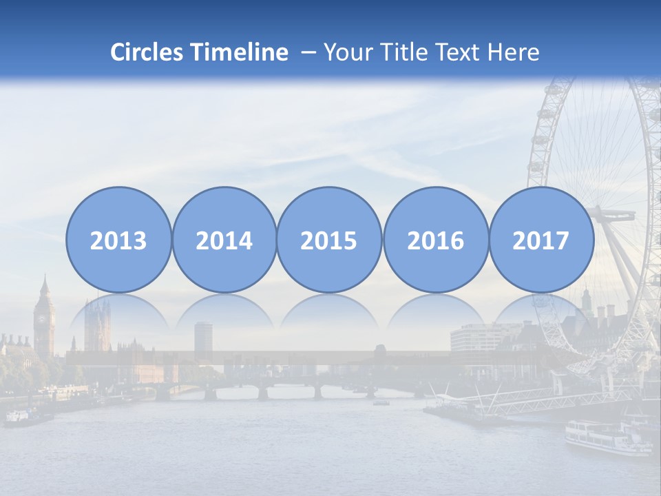 Tourism Panoramic Tower PowerPoint Template