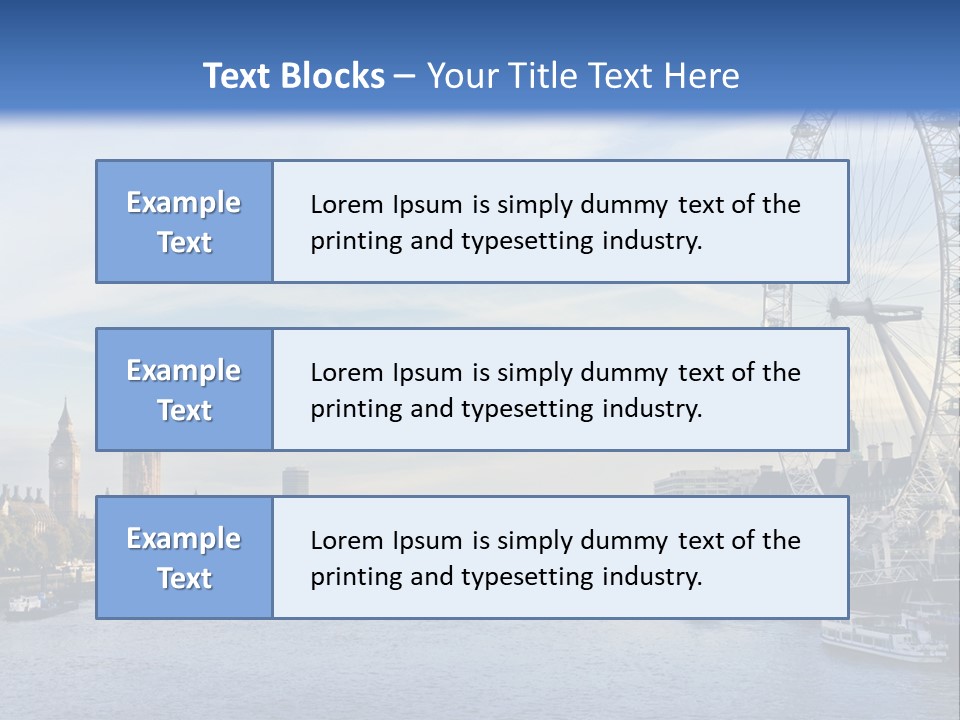 Tourism Panoramic Tower PowerPoint Template