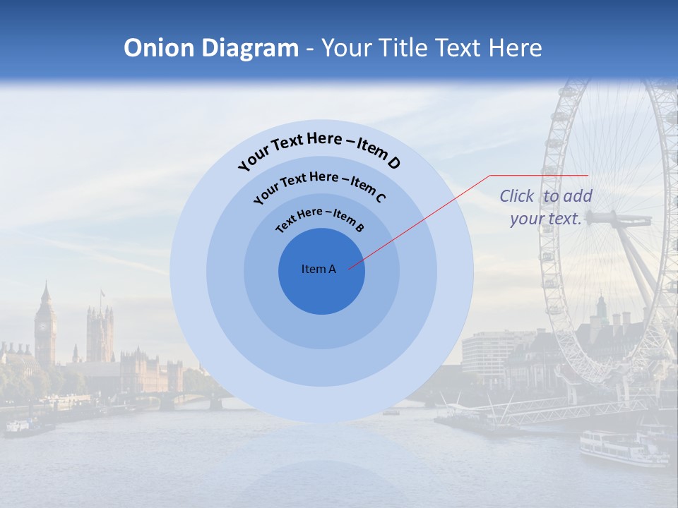 Tourism Panoramic Tower PowerPoint Template