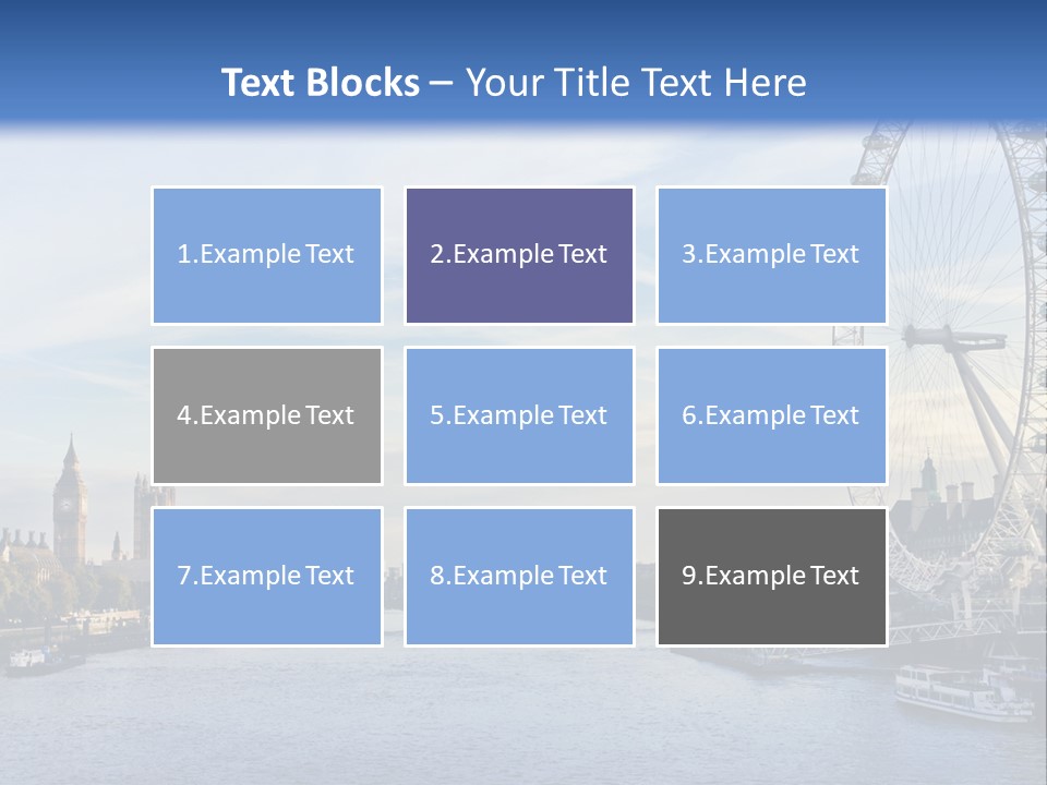 Tourism Panoramic Tower PowerPoint Template