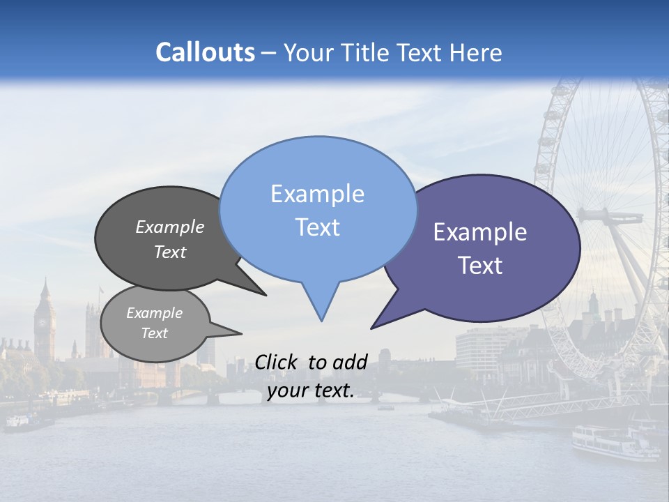 Tourism Panoramic Tower PowerPoint Template