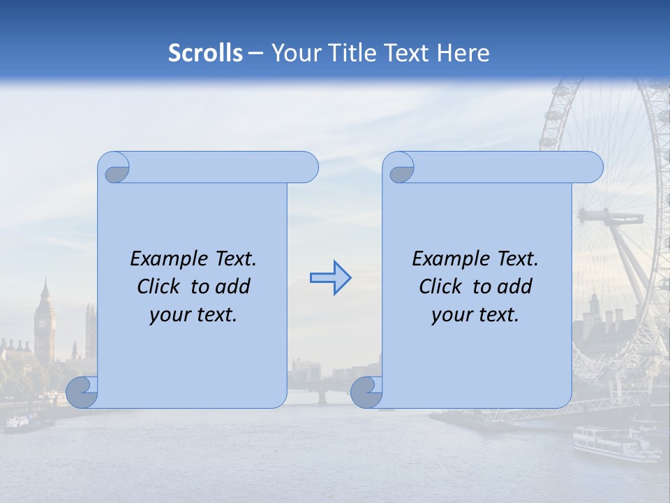 Tourism Panoramic Tower PowerPoint Template