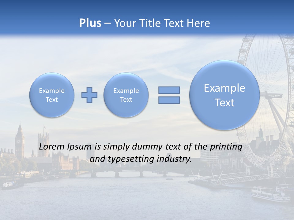 Tourism Panoramic Tower PowerPoint Template