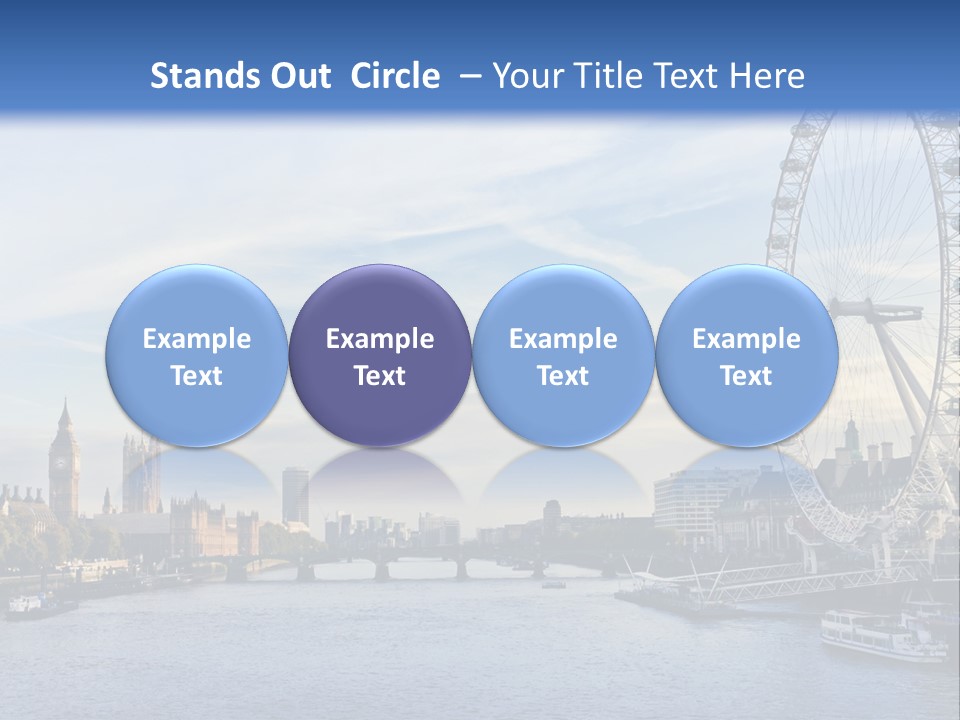 Tourism Panoramic Tower PowerPoint Template